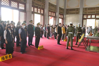 中市春祭國殤典禮 殉職勇警楊庭豪入祀北區忠烈祠