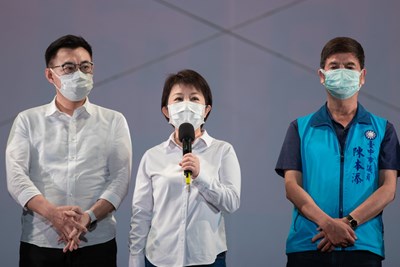 市長盧秀燕致詞表示，盼透過表演傳達，讓小朋友了解遇到人生困境不害怕，勇敢面對就能化險為夷。