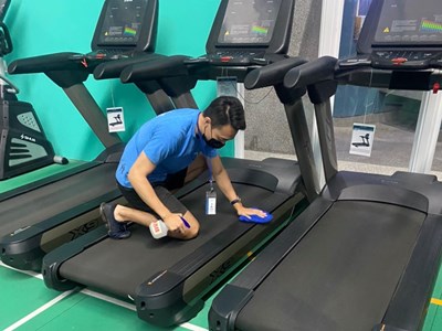 長春國民暨兒童運動中心擴大消毒