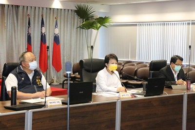 市長盧秀燕防疫會議呼籲多利用「宮廟防疫即時看」視訊服務