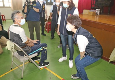 中市支援「唐鳳系統」第三輪接種   盧市長今視察快打站