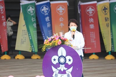 三五童軍節表揚  盧市長發揮童軍精神捐一月薪資助烏克蘭