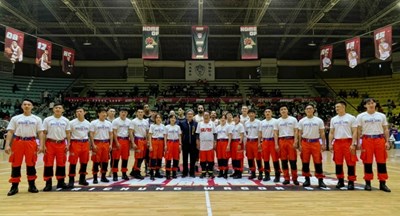 運動局長李昱叡感謝救災與協勤人員辛苦付出與努力