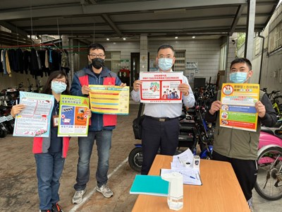 中市勞工局呼籲雇主持續加強移工防疫措施