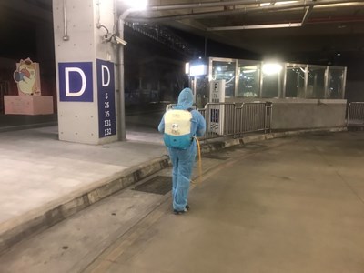 台中市政府交通局要求台中市公車平時落實各項防疫措施及台中轉運中心每月兩次的大清