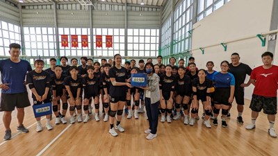 東山高中備戰亞洲U20女子排球錦標賽  中市府為選手加油
