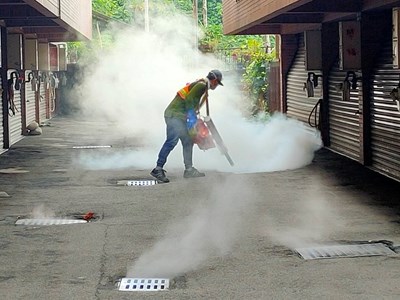 中市首例本土登革熱現蹤 環保局啟動個案住家周遭清消