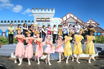 一秒到南法！台中國際花毯節回歸  盧市長：歡迎來到「台灣的普羅旺斯」